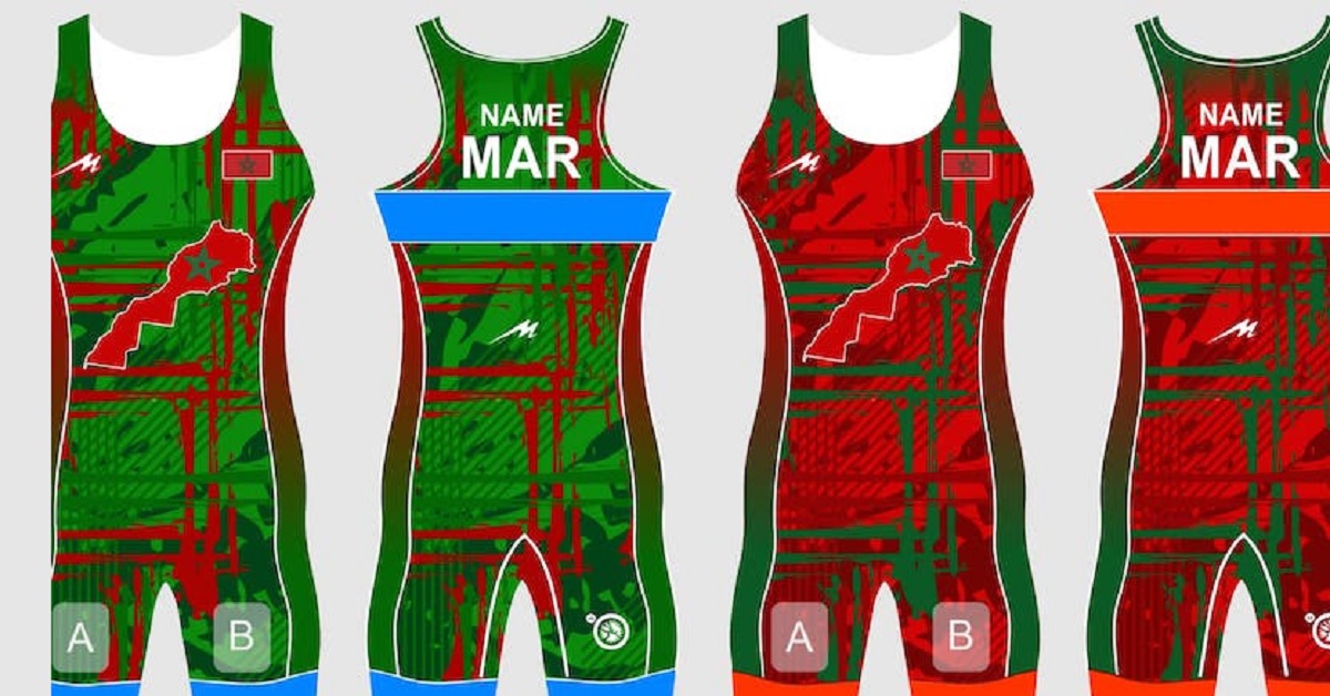 maillot lutte carte maroc2