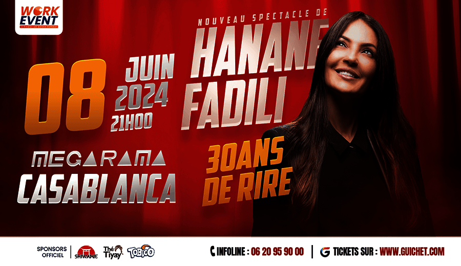 30 ans de rire de Hanane Fadili.