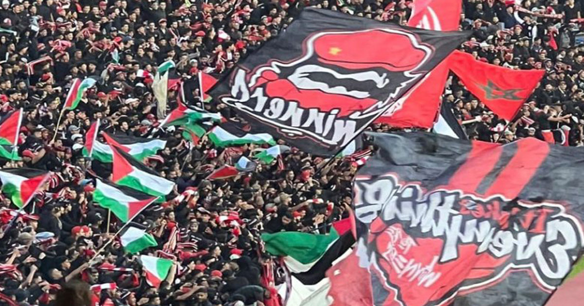 Au Maghreb, le soutien aux Palestiniens se crie dans les stades