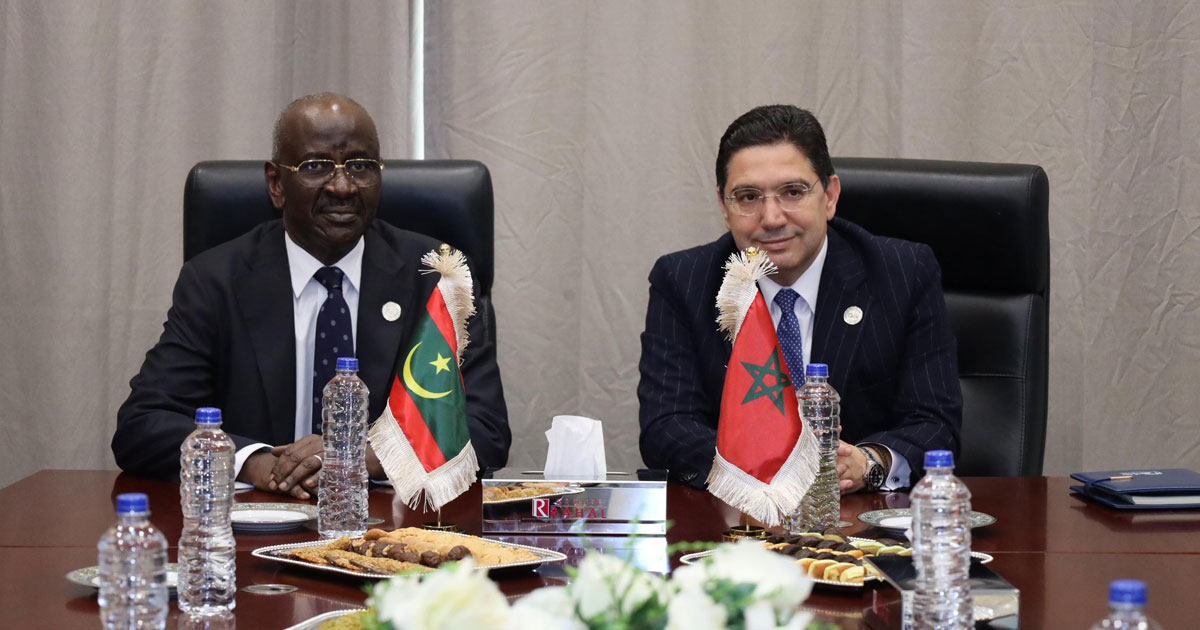 Bourita s'entretient à Banjul avec son homologue mauritanien