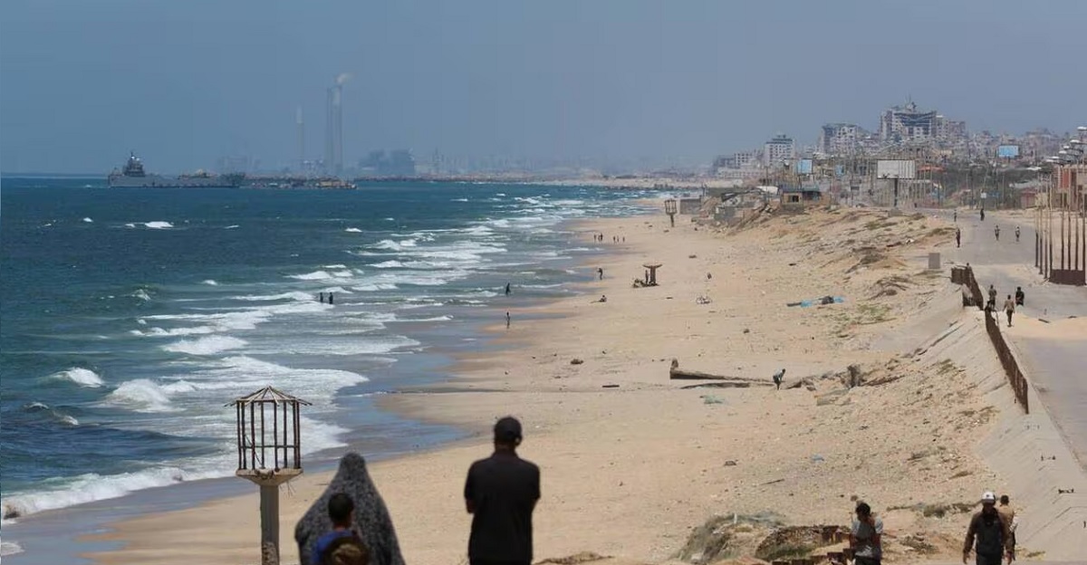 gaza premiers dechargements aide cote