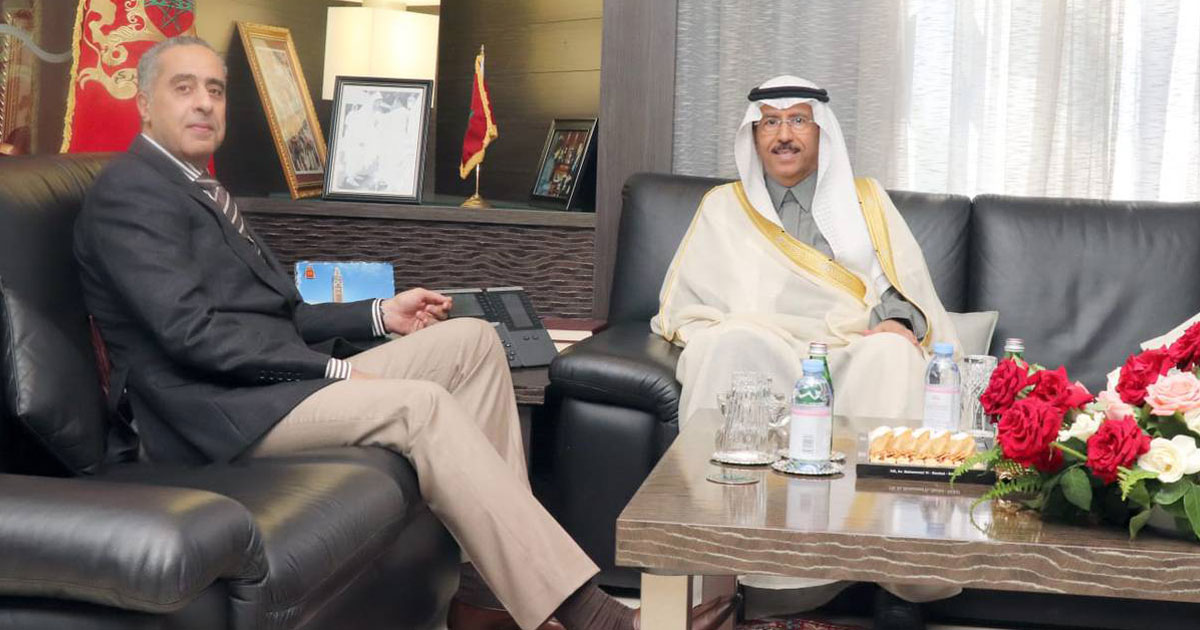 Hammouchi reçoit l'Ambassadeur extraordinaire et plénipotentiaire du Royaume d'Arabie Saoudite au Maroc