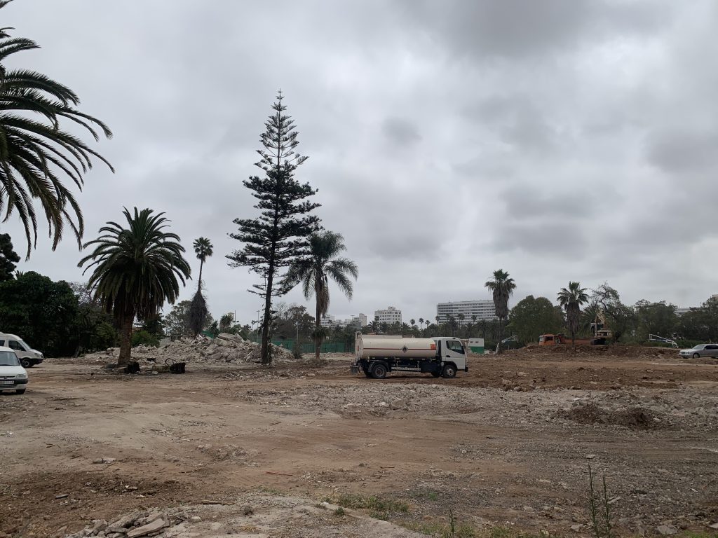 Travaux de démolition à Casablanca. 