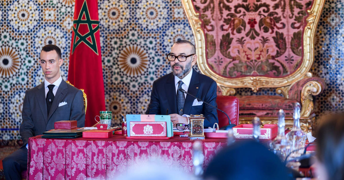 moulay el hassan au conseil des ministres