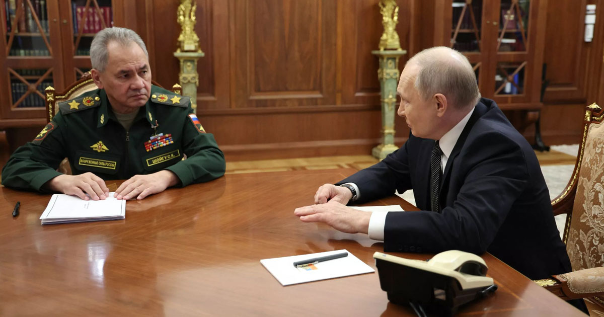 Russie: Vladimir Poutine limoge le ministre de la Défense Sergueï Choïgou