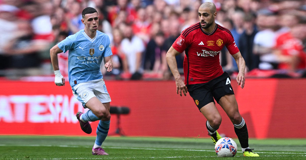 Foot : Sofyan Amrabat remporte la Coupe d'Angleterre avec Manchester United, prive City Manchester du doublé