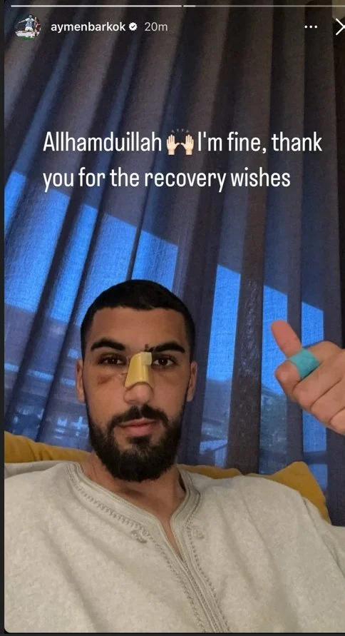story instagram d'aymen barkok