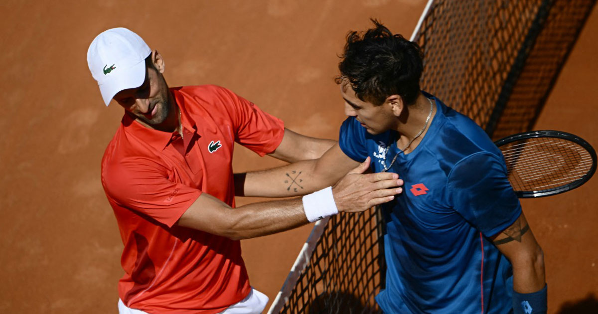 Tennis: battu par Alejandro Tabilo, Djokovic prend la porte dès le 3e tour à Rome