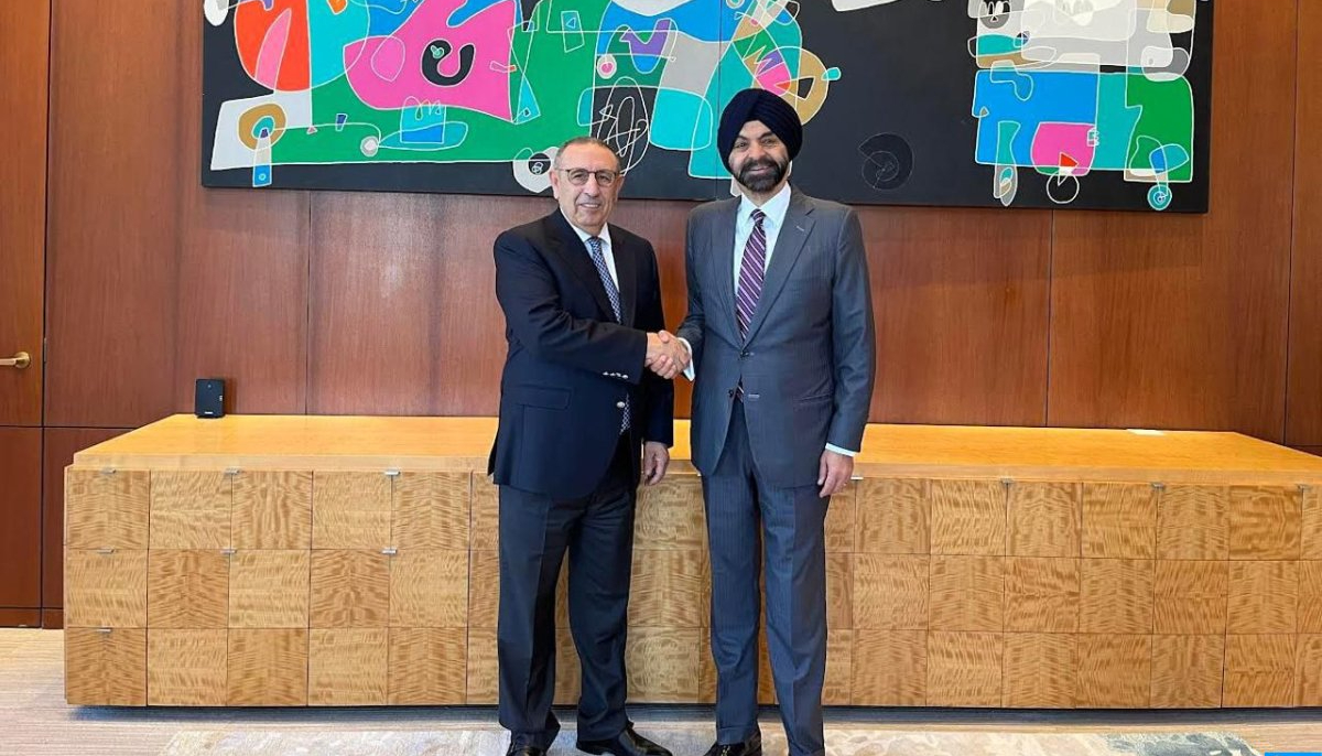 youssef amrani ajay banga maroc banque mondiale