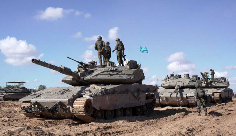 armee israelienne pres de la ville de rafah le 10 mai 2024 1