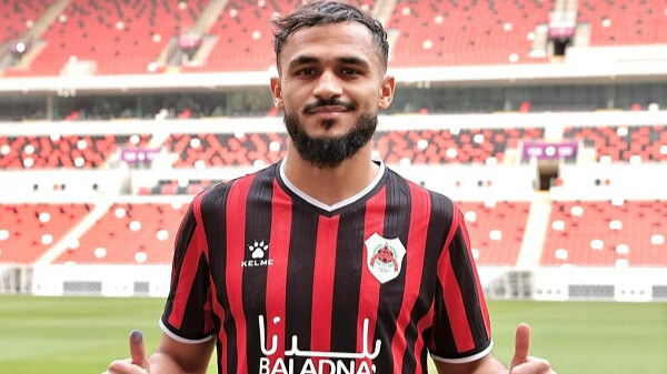 Sofiane Boufal sous les couleurs d'Al Rayyan SC.
