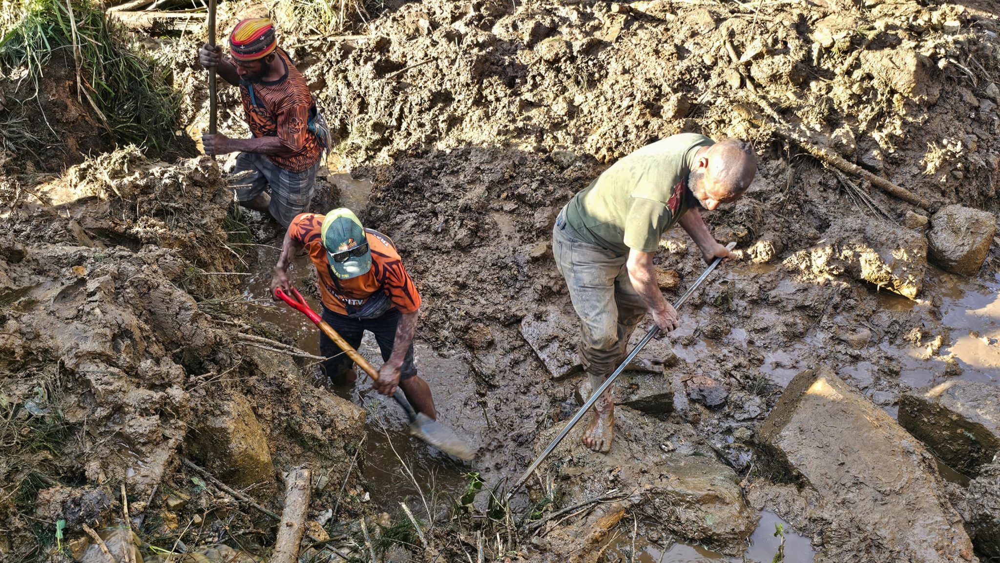 papouasie nouvelle guinee glissement de terrain