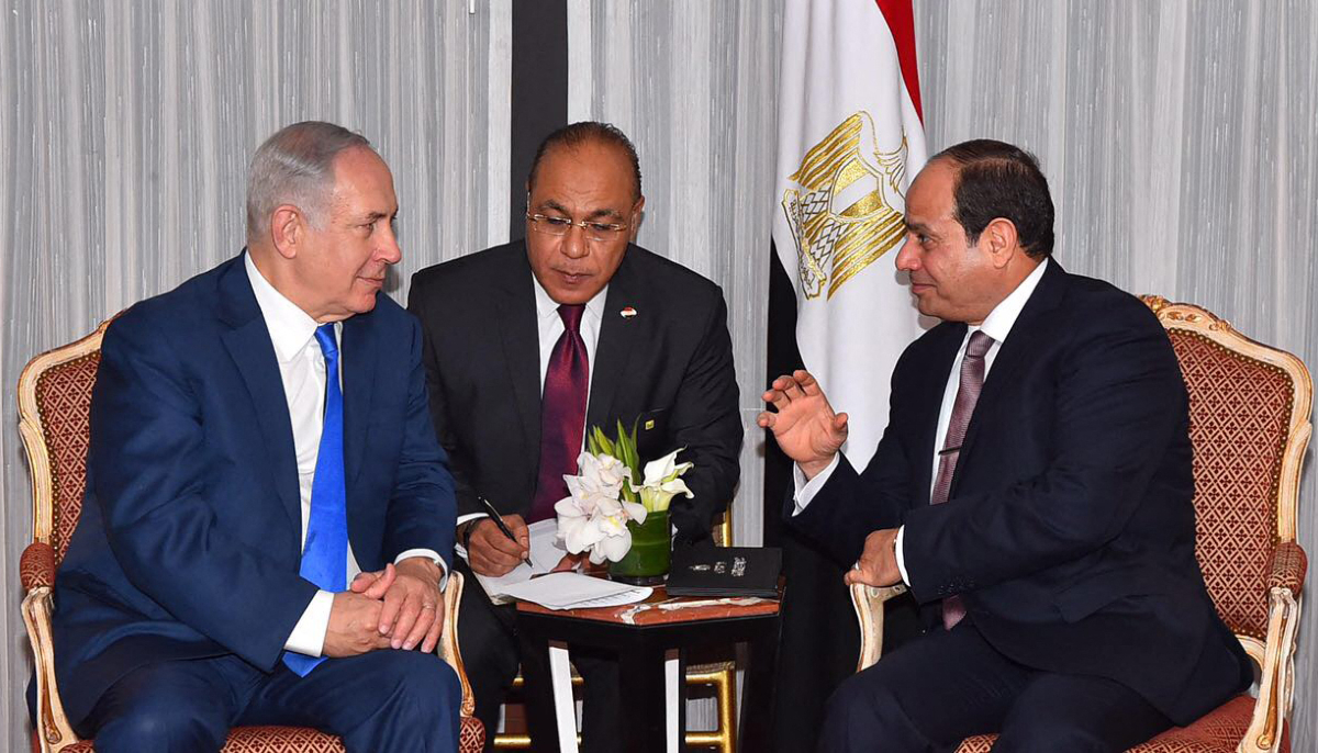 sissi netanyahu egypte israel