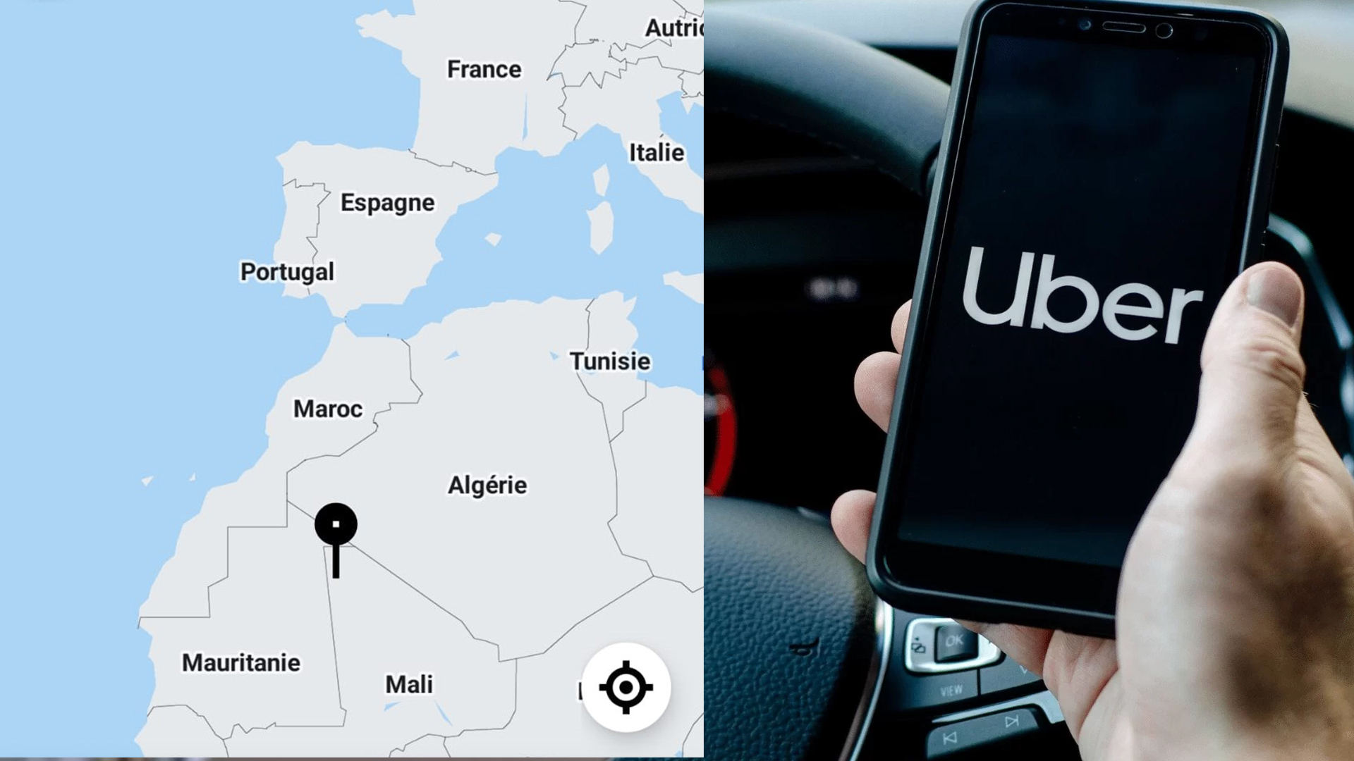 uber maroc carte