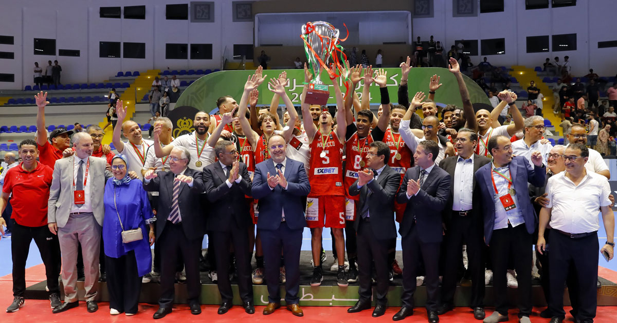 Coupe du Trône hommes de basket : L'AS Salé remporte le titre en battant le MAS 70-53