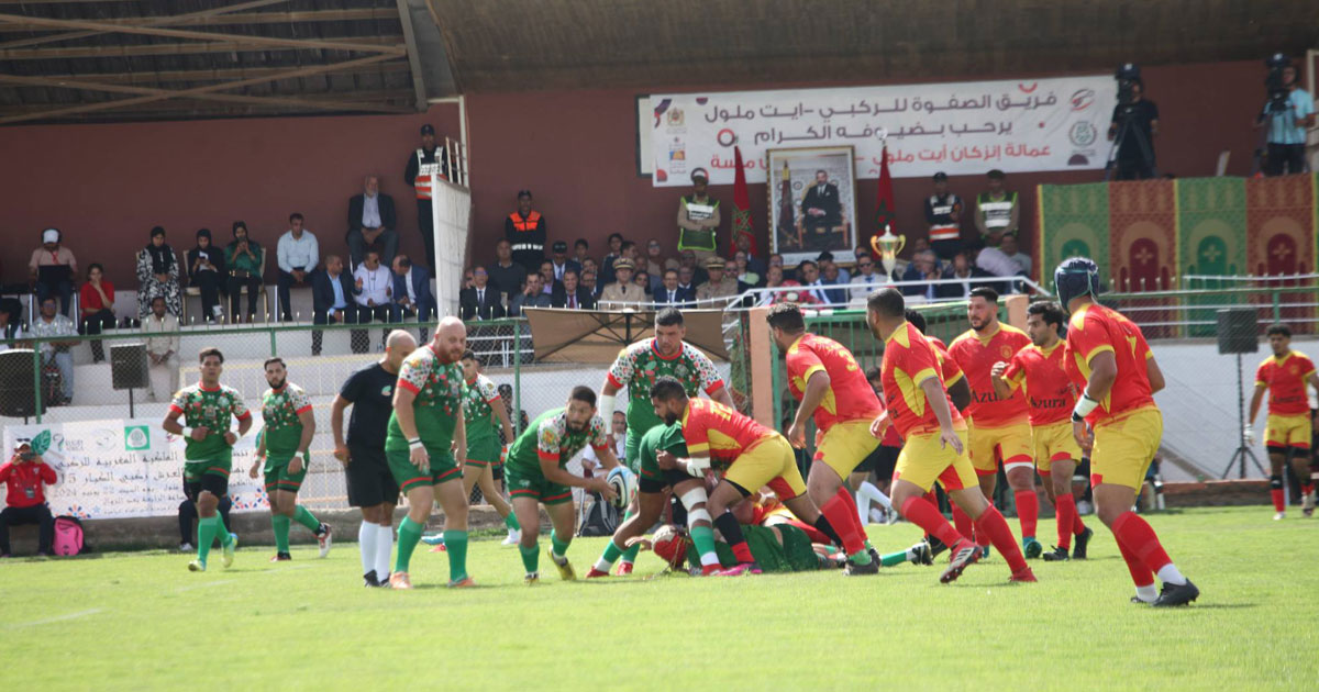 Coupe du Trône de rugby: le Mouloudia Oujda conserve le titre