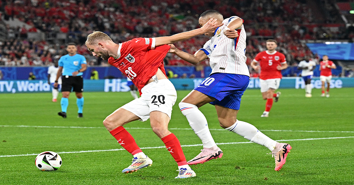 football: uefa euro 2024 1st round day 1: group d austria v france