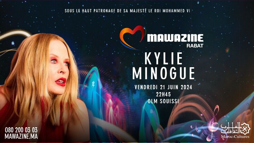 kylie minogue au festival mawazine.