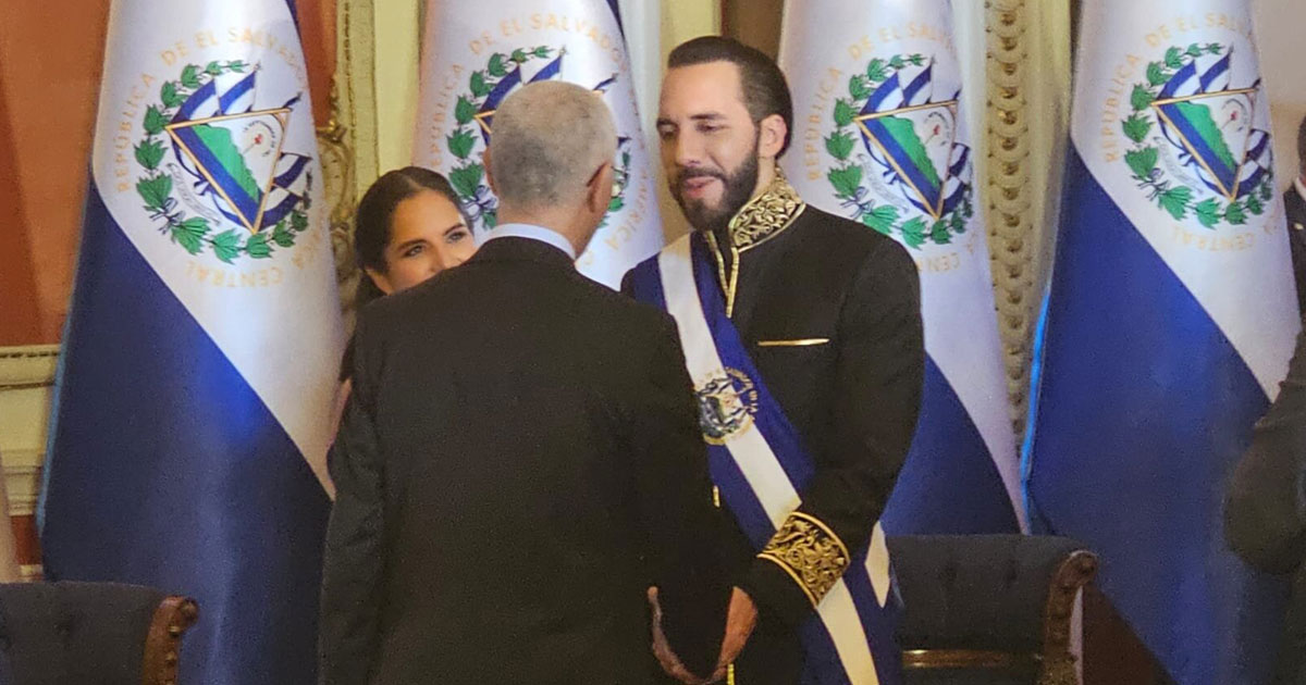 Talbi El Alami représente SM le Roi à la cérémonie d'investiture du président du Salvador