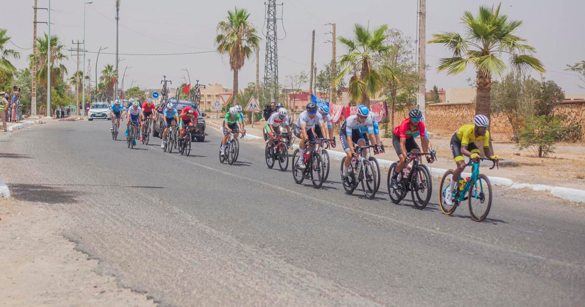 Tour du Maroc cycliste : Rayan Boulahoite remporte la 7e étape, Natnael Berhane conserve son maillot jaune