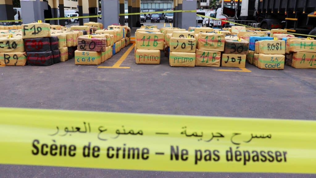 Plus de 500 kilos de Shera saisies par la DGSN à Tanger.