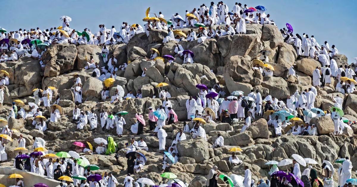 pelerins mont arafat hajj arabie saoudite