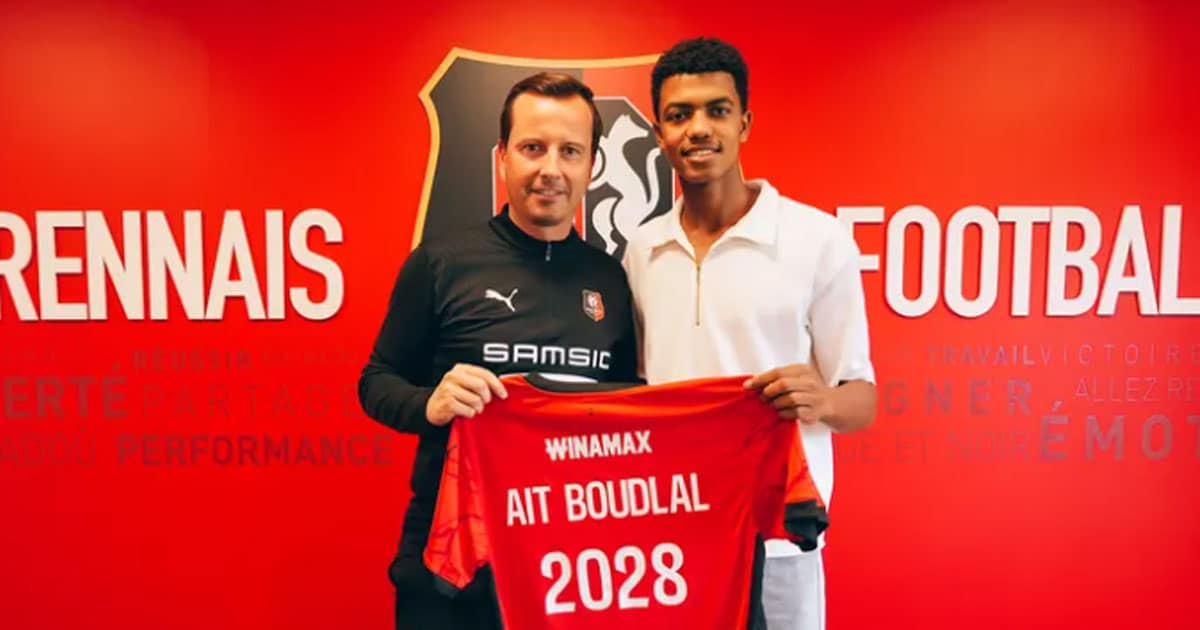 Le capitaine des Lionceaux U17 Abdelhamid Ait Boudlal signe avec le Stade Rennais