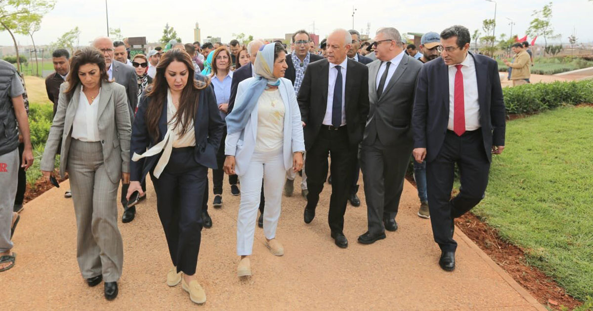 casablanca mhidia inaugure un parc de loisirs écologique dans l'arrondissement de sbata