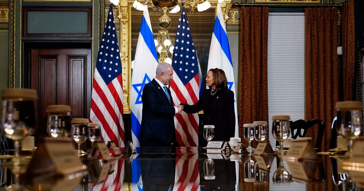 Kamala Harris promet de ne pas "rester silencieuse" sur Gaza après un entretien "franc" avec Netanyahu 