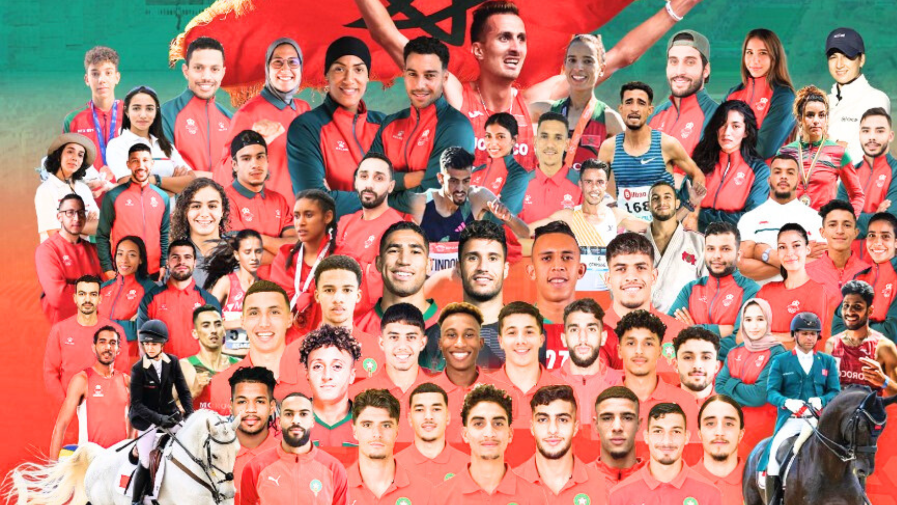 délégation olympique jo paris maroc