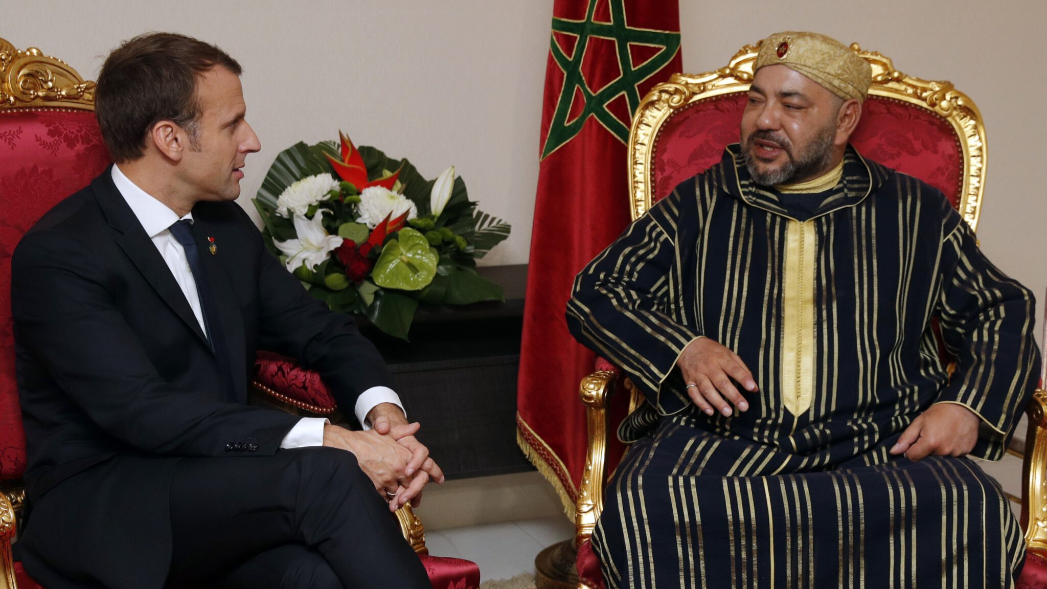 mohammed vi emmanuel macron maroc france
