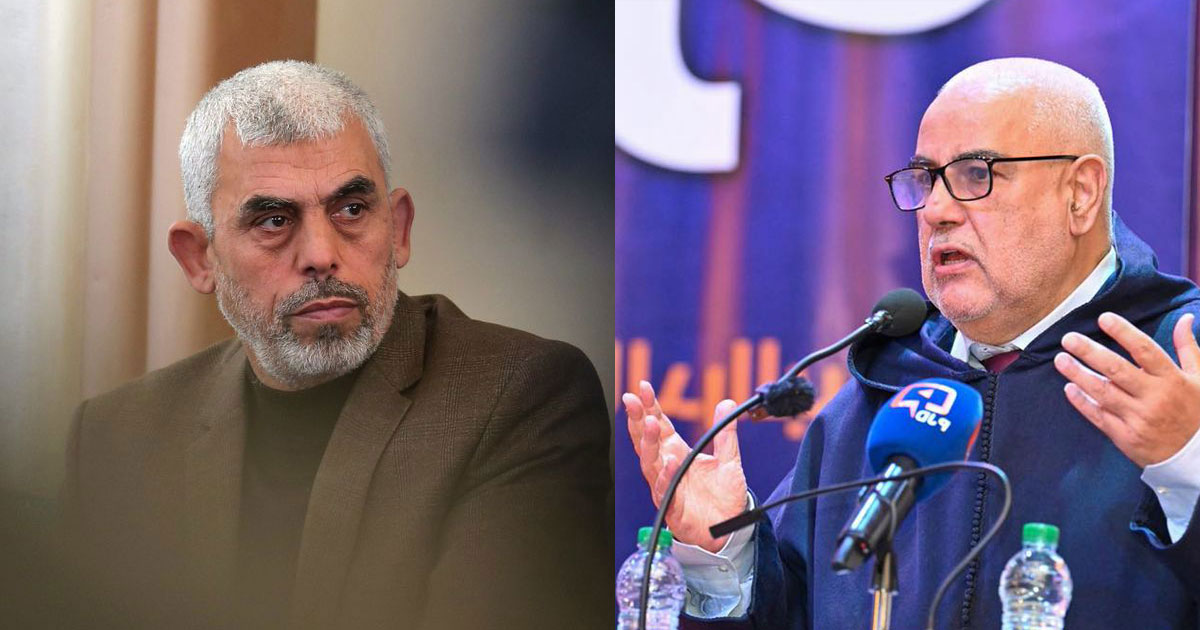 Gaza: Benkirane premier homme politique marocain à féliciter Sinouar