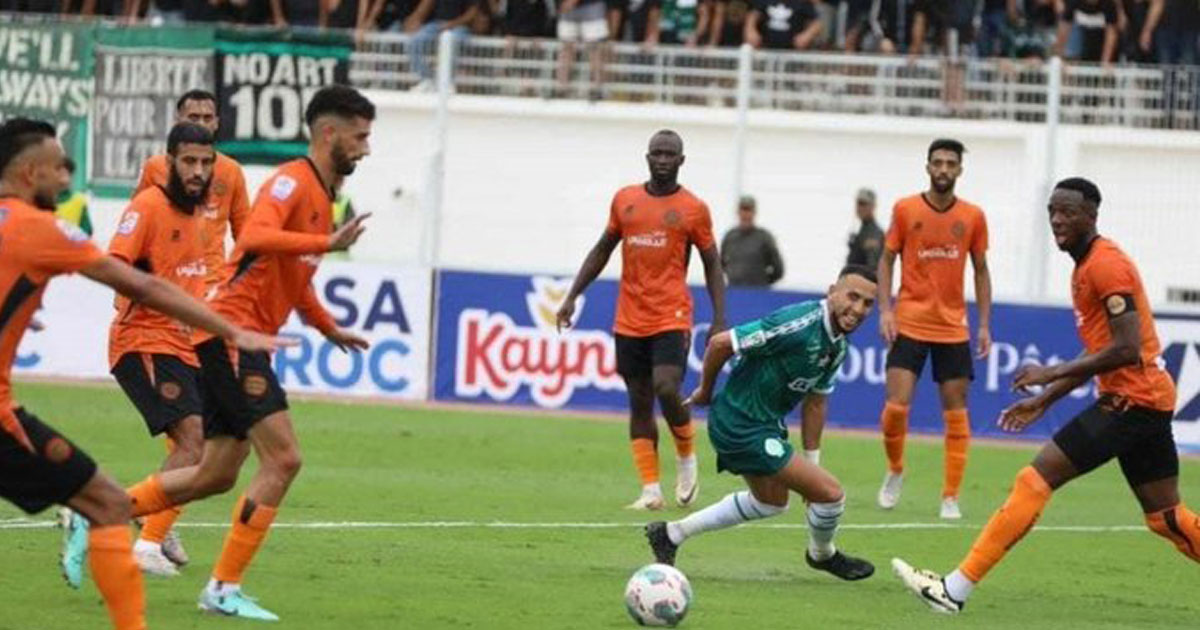 Botola Pro D1 ''Inwi" (1-ère journée): Le Raja de Casablanca s'incline à domicile face à la Renaissance Berkane (0-1)