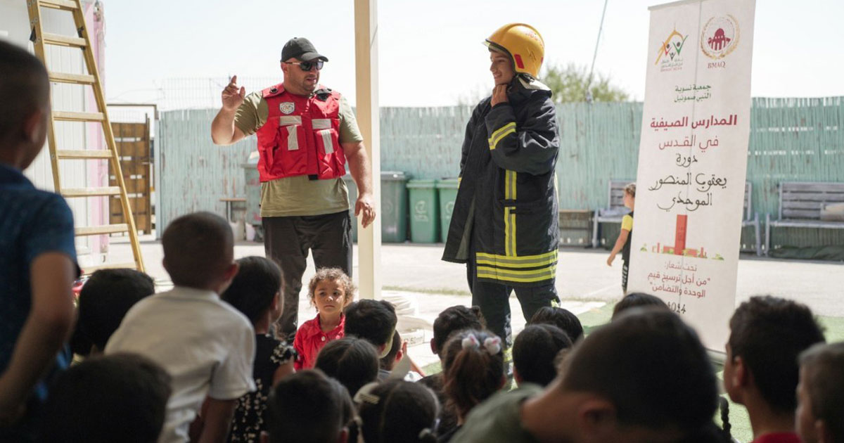 Camp de Chaafat: le programme "Ecoles d’été" de l'Agence Bayt Mal Al-Qods se poursuit avec des campagnes éducatives et récréatives