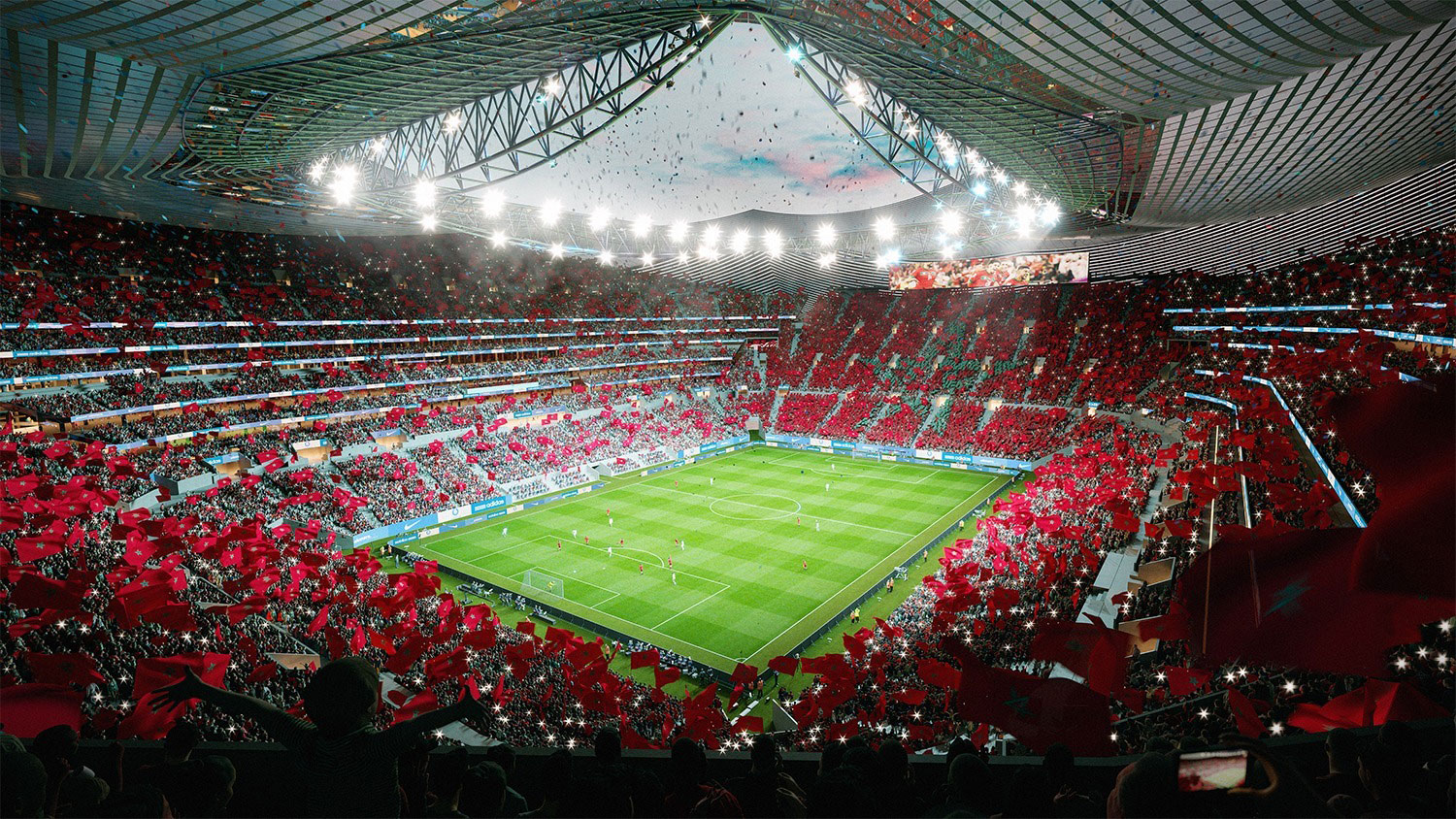 cinq niveau d hospitalite grand stade hassan ii casablanca