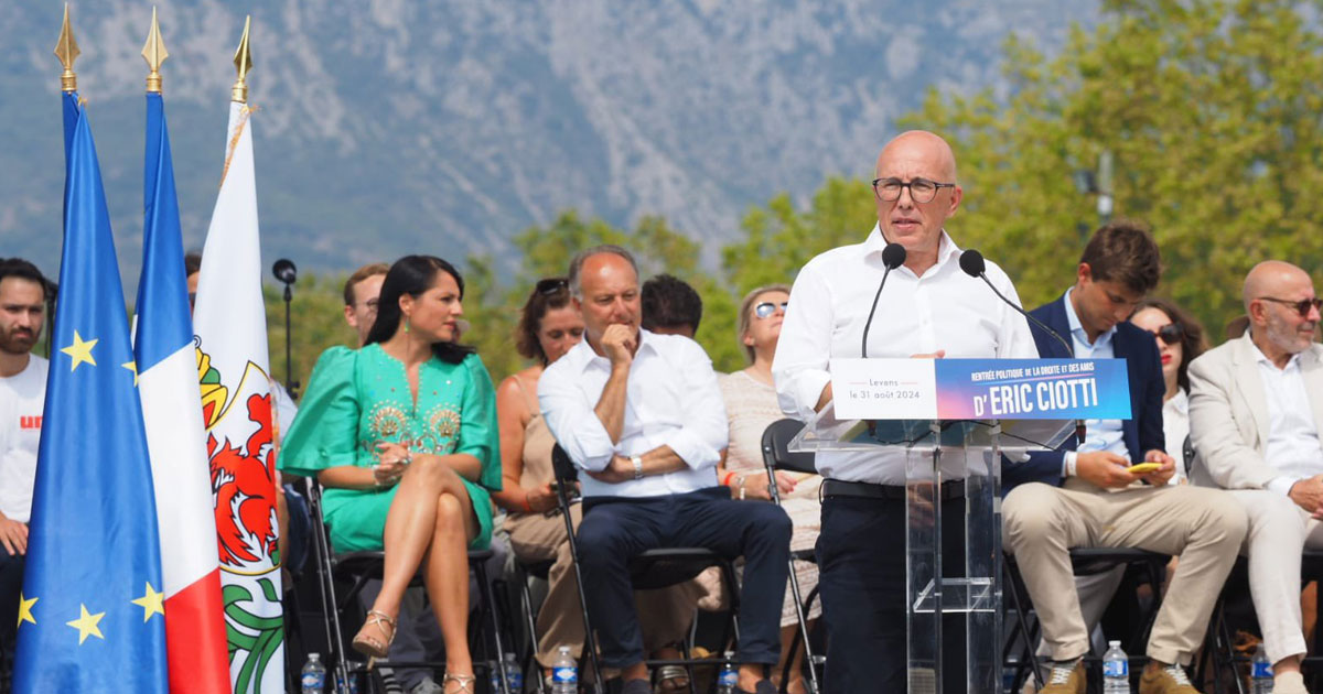 France: Ciotti veut transformer LR en Union des droites pour la République (UDR)