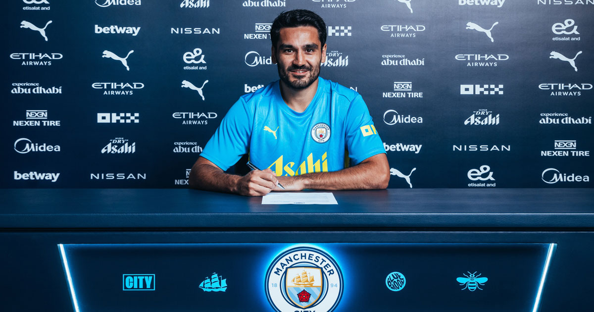 FC Barcelone: Ilkay Gündogan de retour à Manchester City