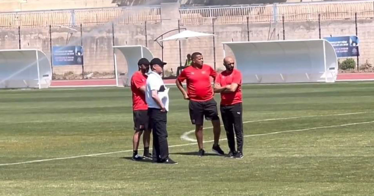 JO. Maroc-Espagne: Lekjaa et Regragui assistent à la dernière séance d'entraînement de l'équipe olympique