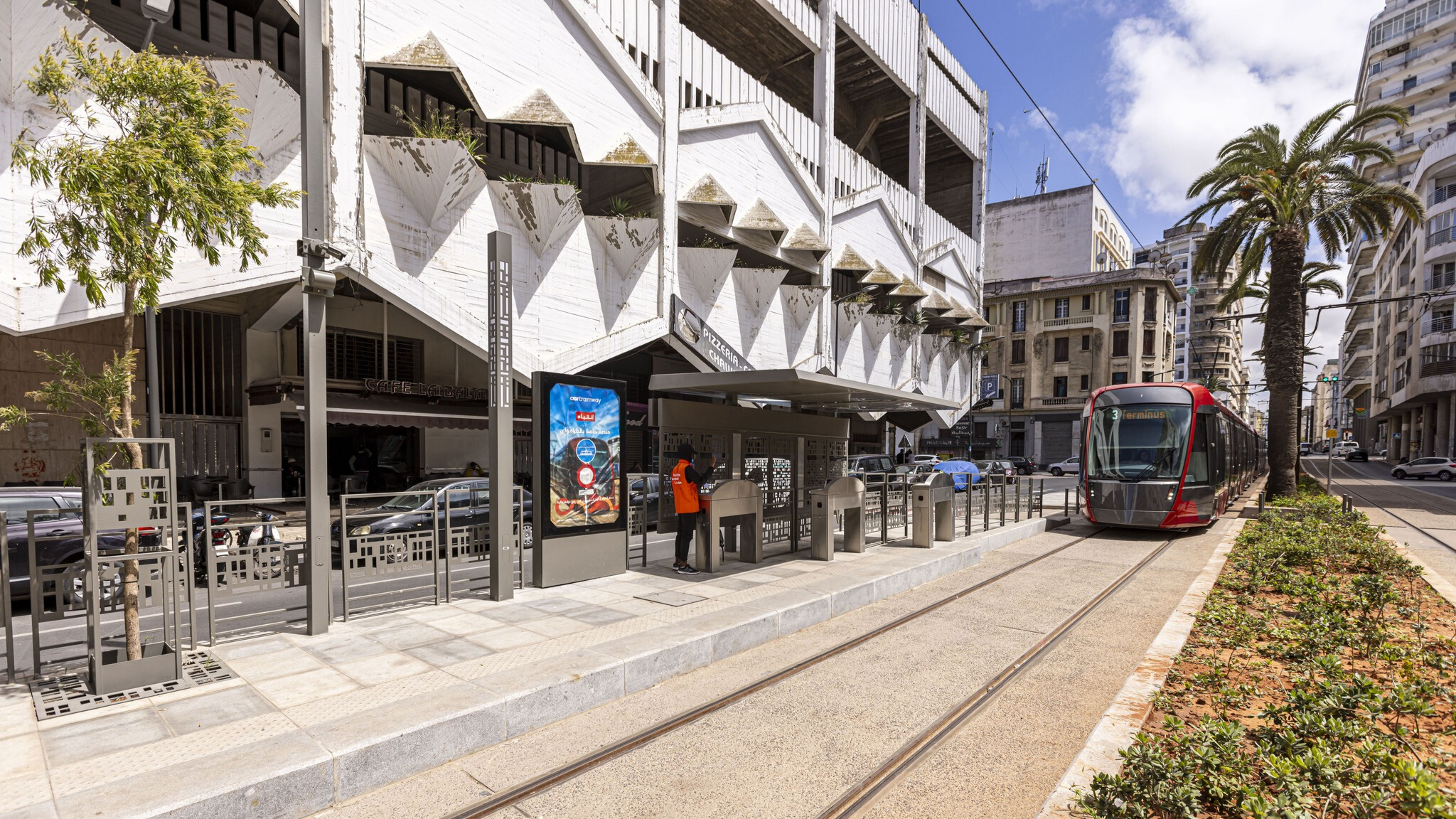 les nouvelles lignes du tramway à casablanca.