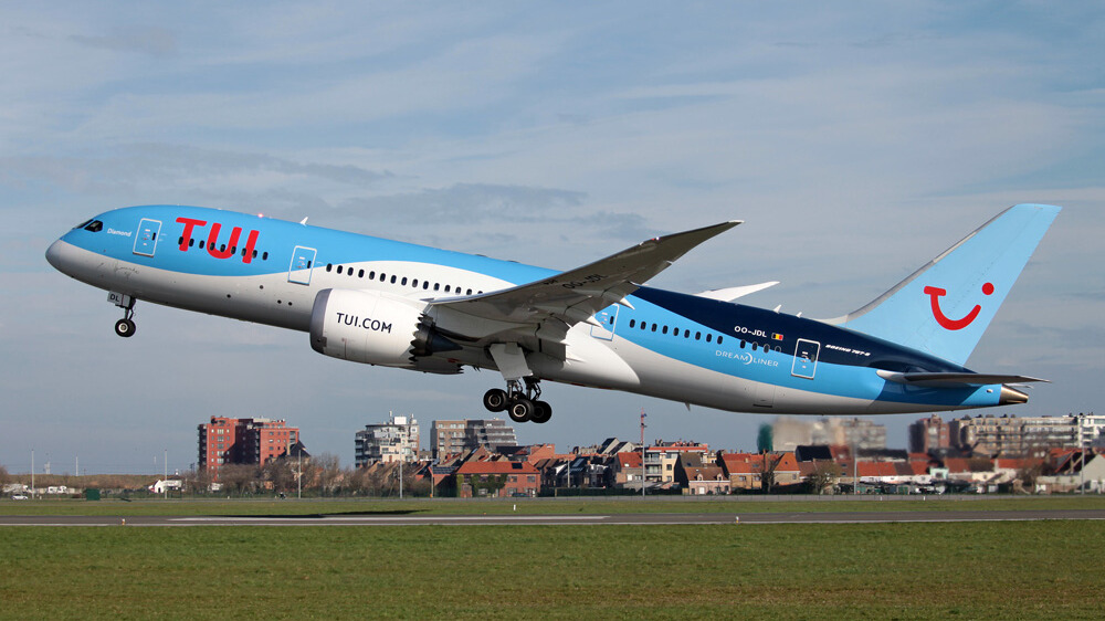 Un avion du voyagiste TUI.
