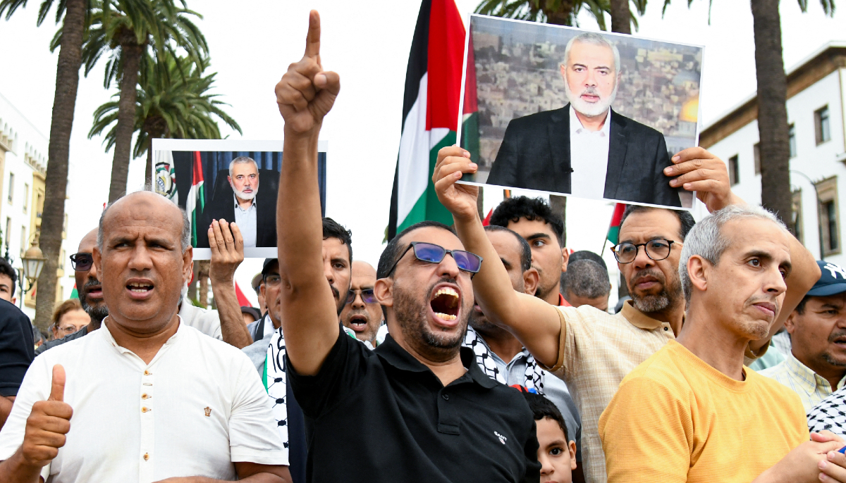 manifestation rabat ismail haniyeh