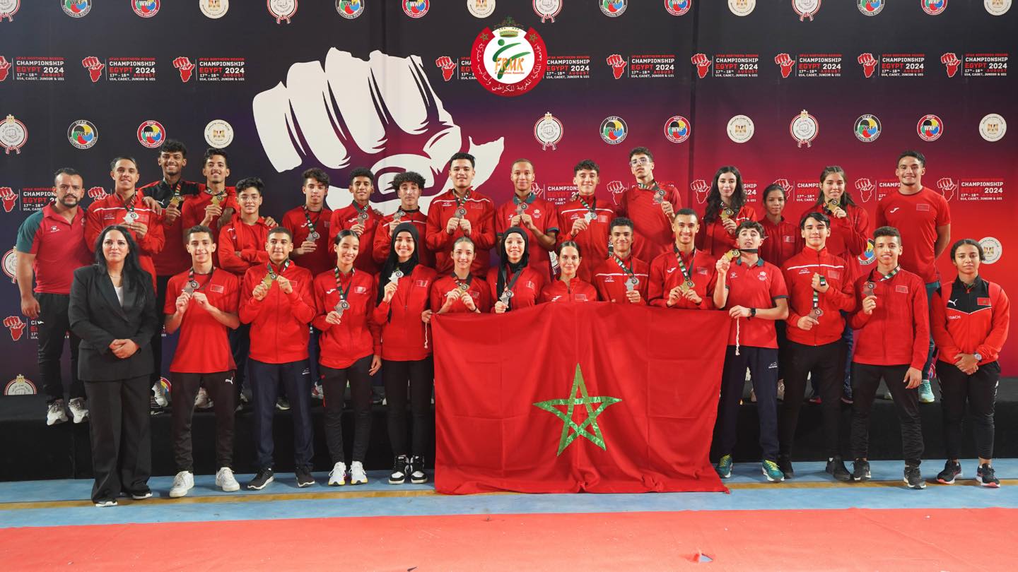 maroc championnat afrique du nor karaté