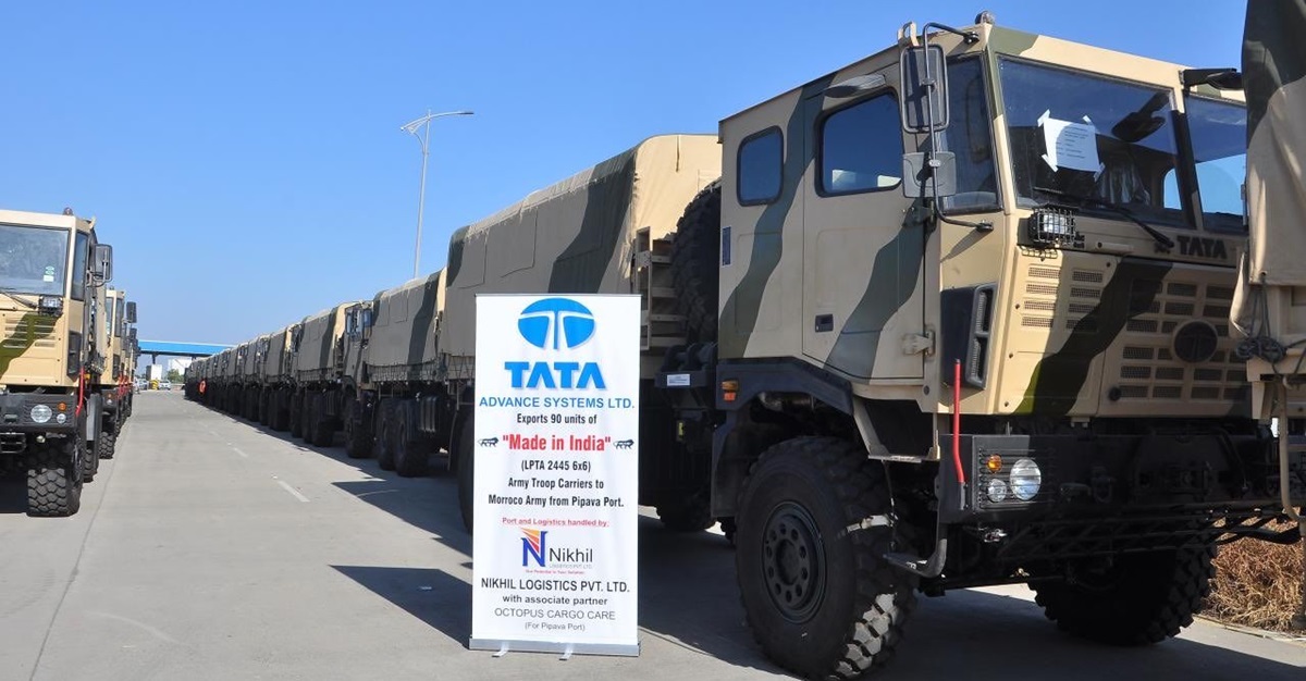 tata camiions militaire maroc