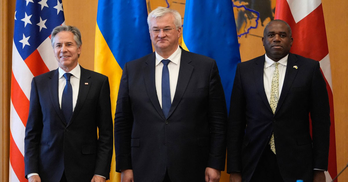 blinken juge que sa visite à kiev montre l'engagement occidental pour la victoire de l ukraine