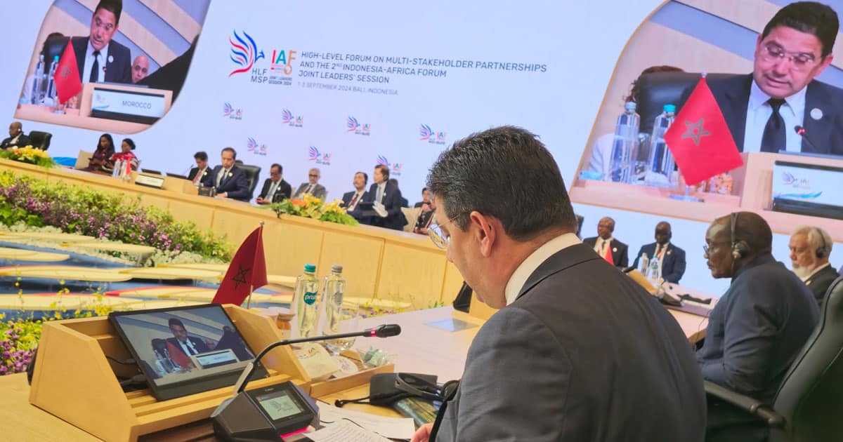 Nasser Bourita représente le Roi Mohammed VI au 2e Forum Indonésie-Afrique