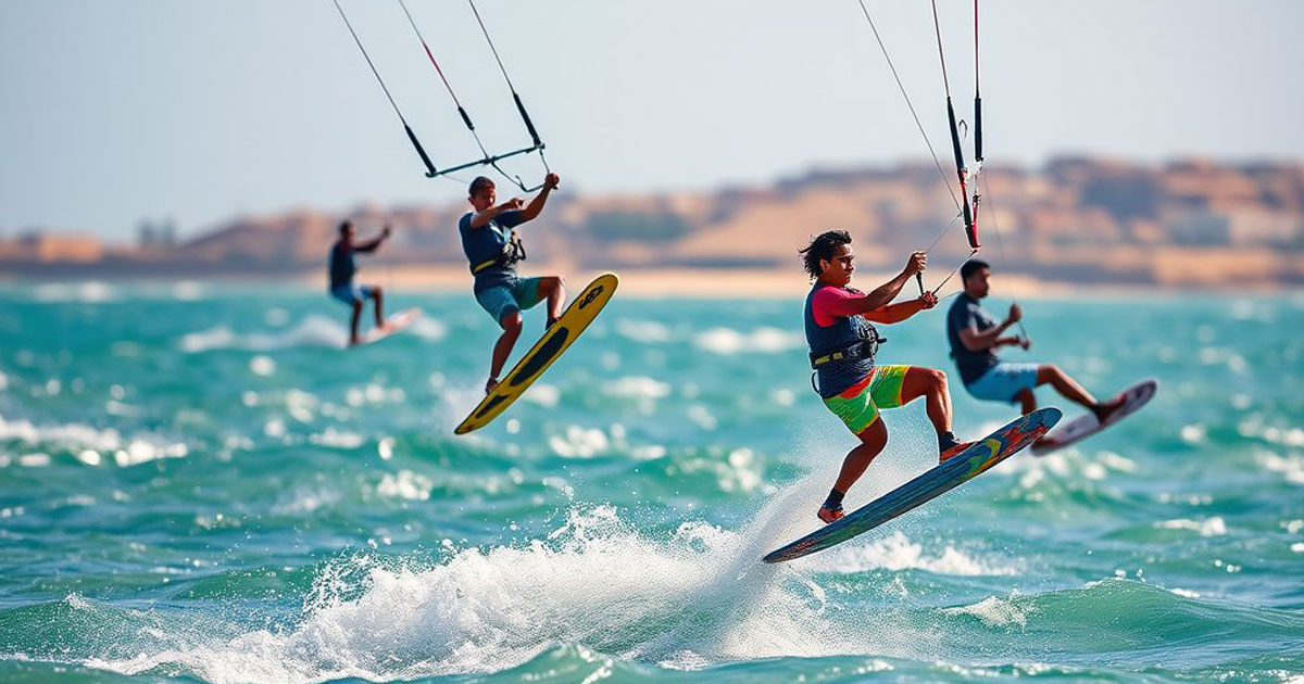 Dakhla: début de la 14e Coupe du monde du Kitesurf et la 3e du Wingfoil