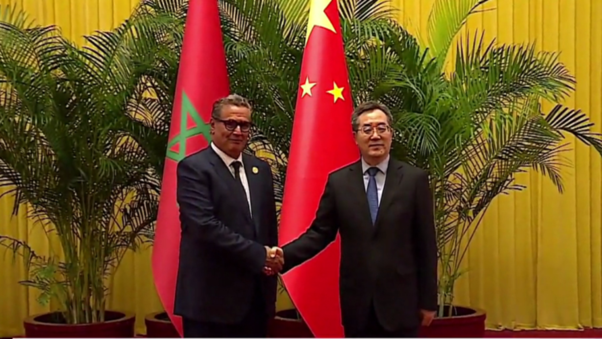 M. Akhannouch s’entretient à Pékin avec le vice-Premier ministre chinois
