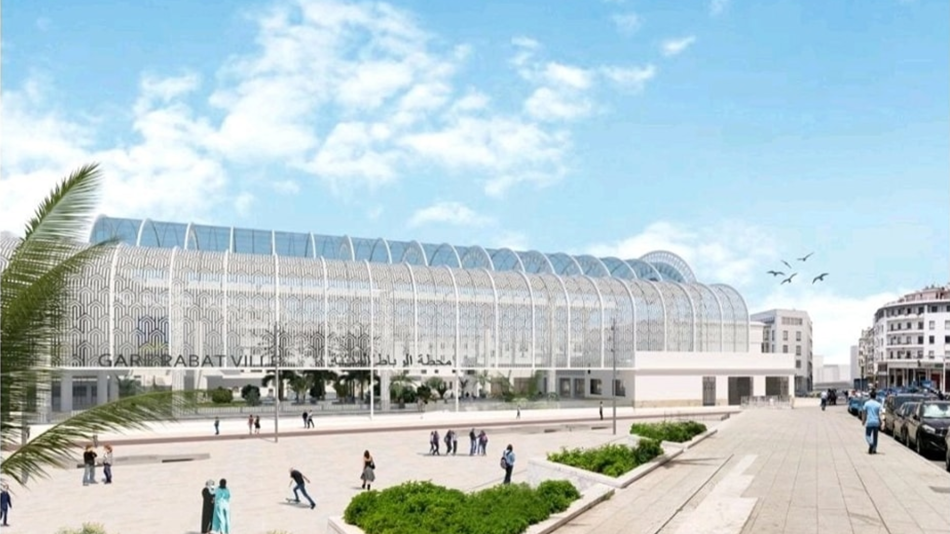 Nouveau design de la gare de Rabat Ville