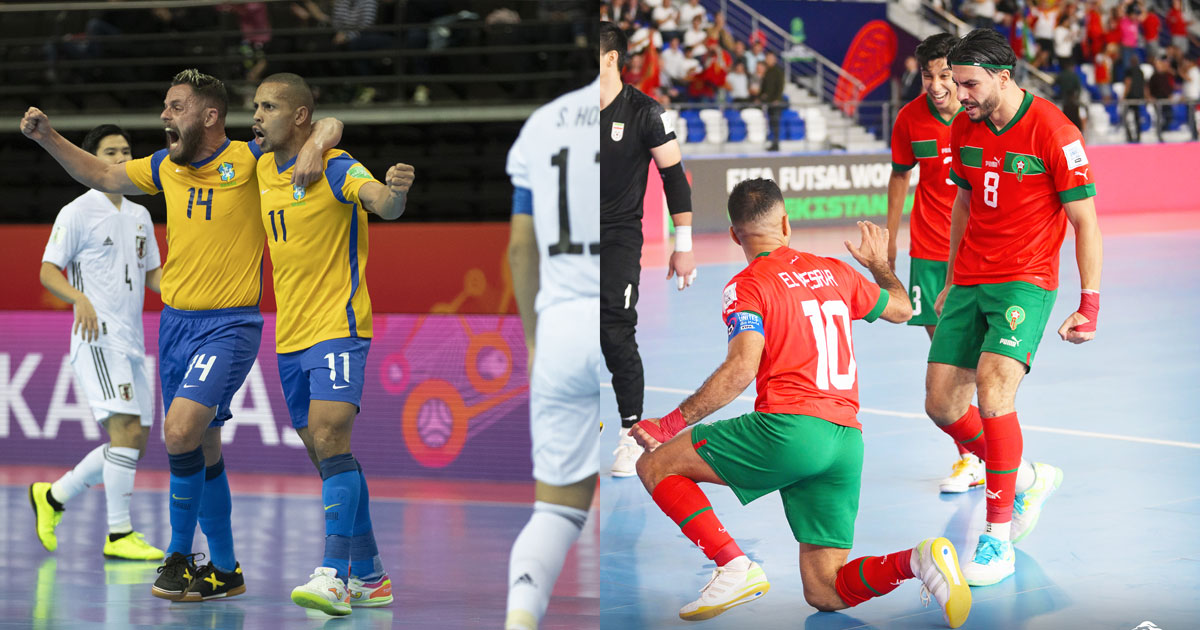 Mondial de futsal: voici à quelle heure et sur quelles chaînes suivre le remake revanchard Maroc-Brésil!