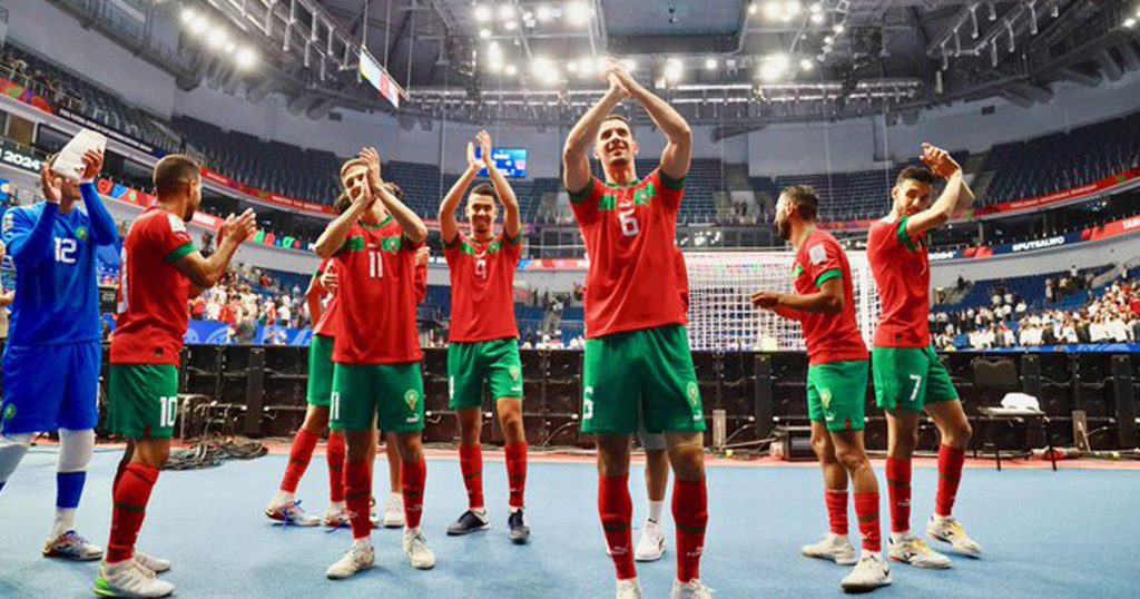Mondial de futsal: le Maroc éliminé en quart de finale après sa défaite face au Brésil (3-1)